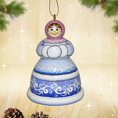 Фигурка деревянная Снегурочка